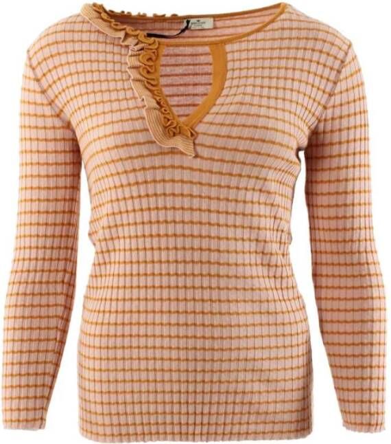 Liu Jo Tops met lange mouwen , Oranje, Dames