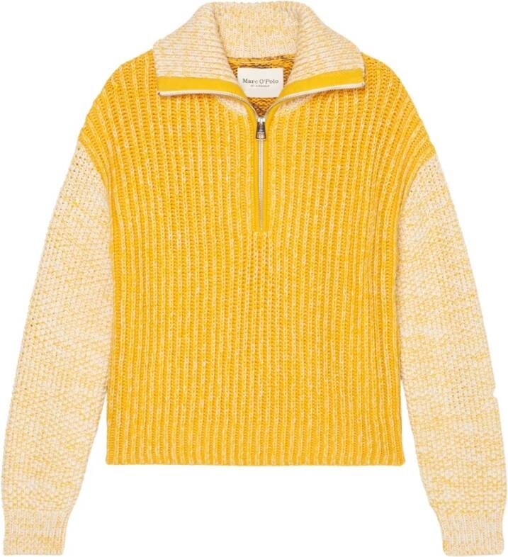 Marc O'Polo Gebreide kleding met V hals , Geel, Dames