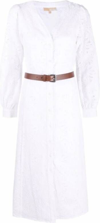 Michael Kors Midi jurk , Wit, Dames