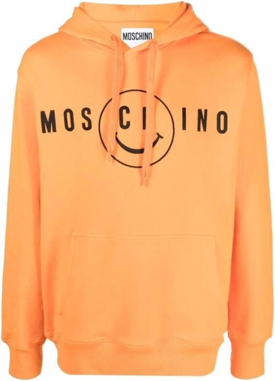 Moschino Hoodies & sweatvesten Oranje Heren