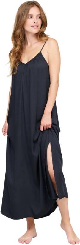 Moshi Mind Nachtjurk zijdeachtig , Blauw, Dames