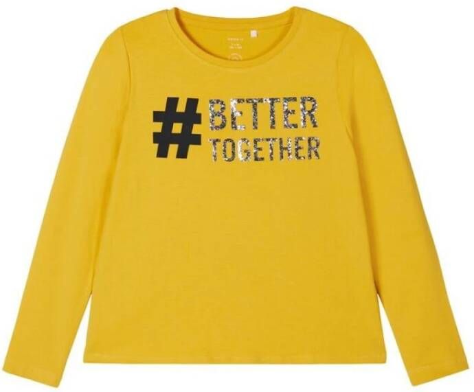 name it T shirts longsleeves Geel Dames