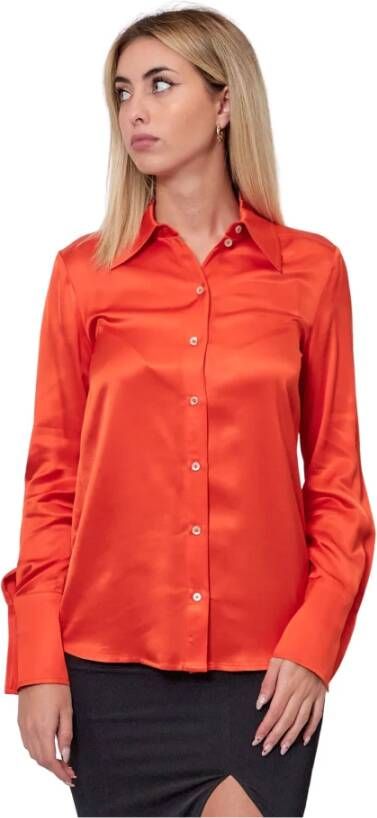 PATRIZIA PEPE Longsleeve shirts Oranje Dames