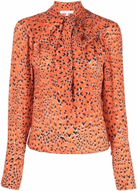 PATRIZIA PEPE Longsleeve shirts Oranje Dames