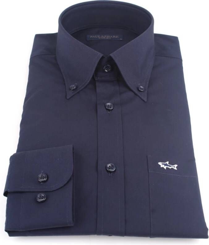PAUL & SHARK Shirt C0P3001 62052000 130 , Blauw, Heren