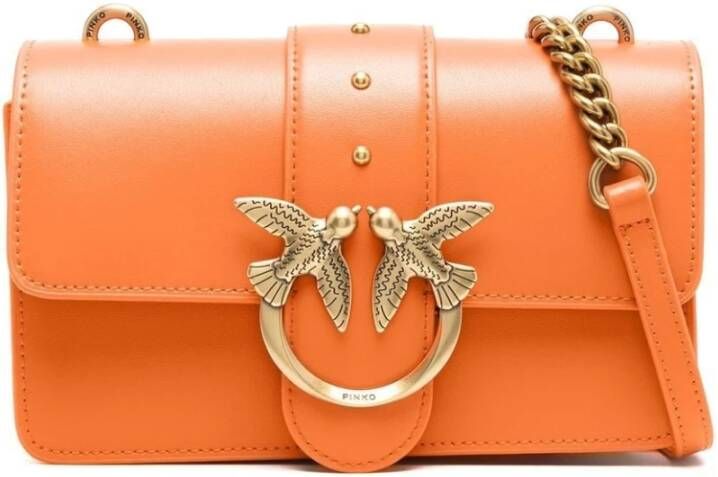 pinko Schoudertassen Oranje Dames