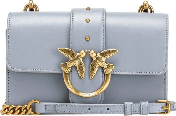pinko Mini Love Bag Icon Simply , Grijs, Dames