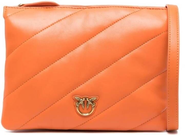 pinko tassen .. oranje , Oranje, Dames
