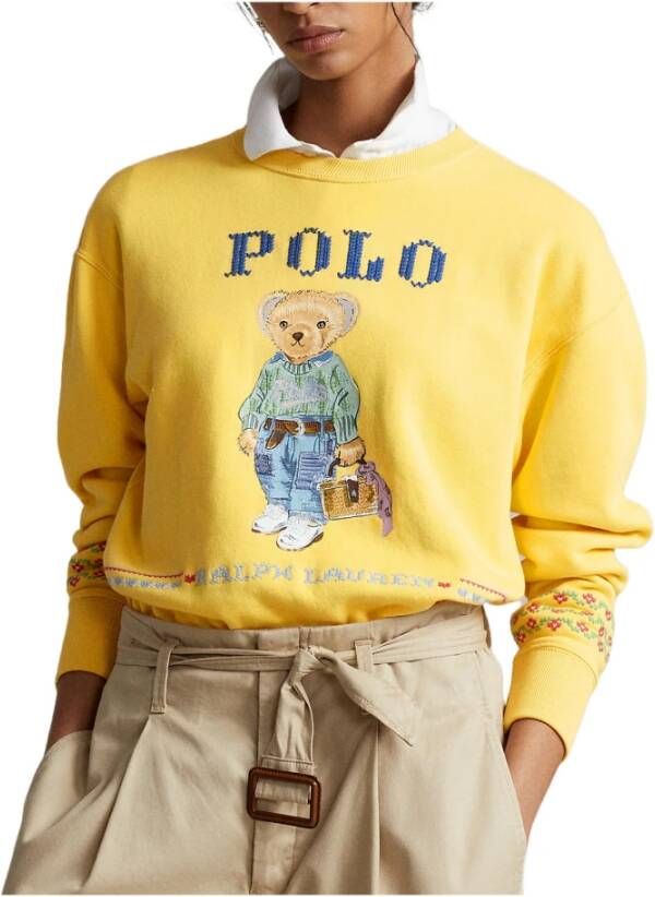 Ralph Lauren Sweatshirt 211 872981 22 , Geel, Dames