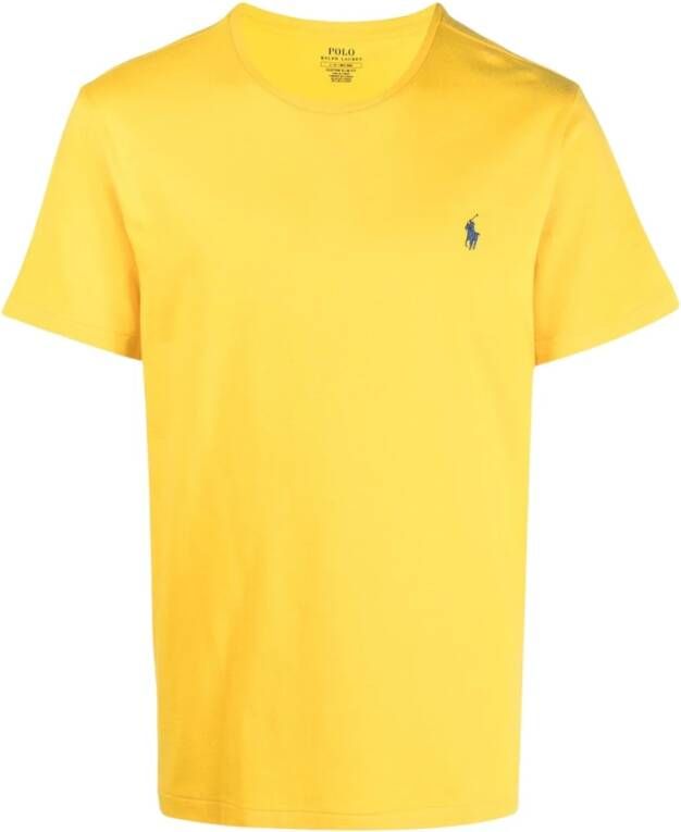 Ralph Lauren Custom slim fit T shirt met logoborduring