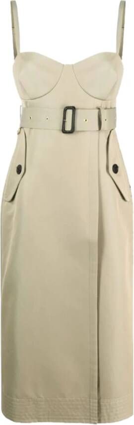 Sacai Casual kleedjes Groen Dames