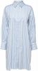 Selected Femme Blauwe Mini Jurk Slfdora Ls Stripped Long Shirt online kopen