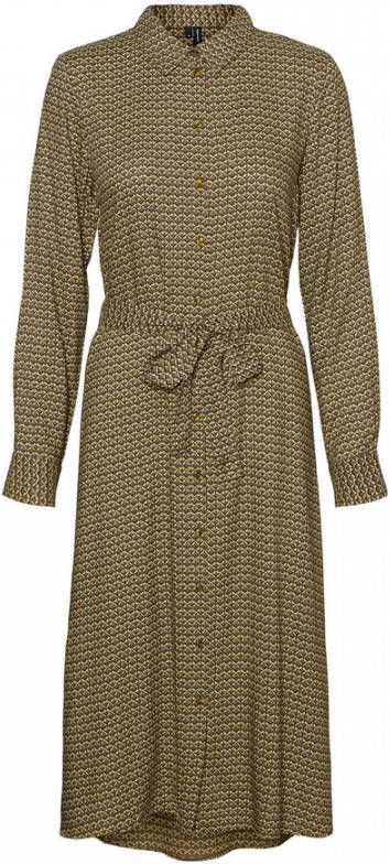 Vero Moda Vmcarmen ls calf shirt dress wvn ga