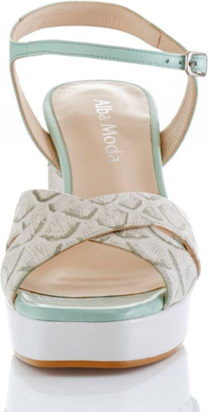 alba moda Sandaaltje Mintgroen