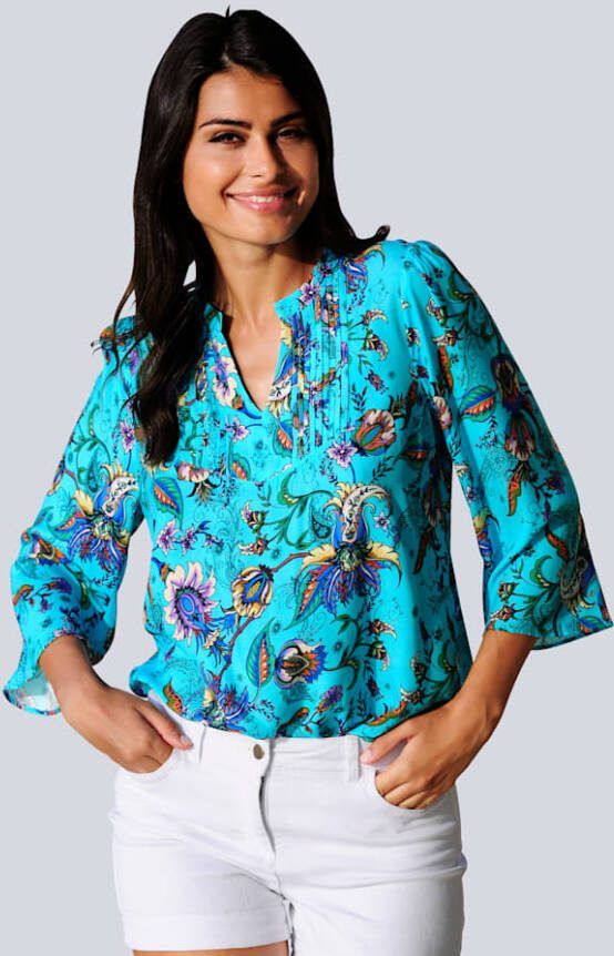 alba moda Tuniek in zomerse kleuren Turquoise