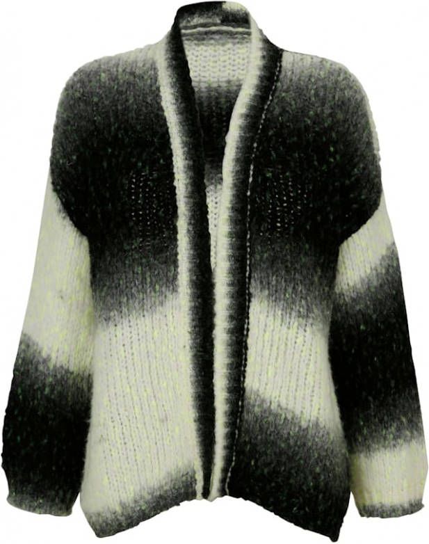 AMY VERMONT Vest met mooi kleurverloop Zwart/Geel