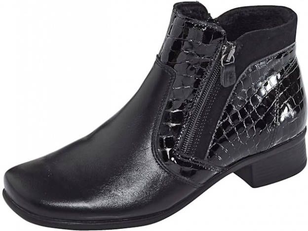 MONA Enkellaarsje Zwart