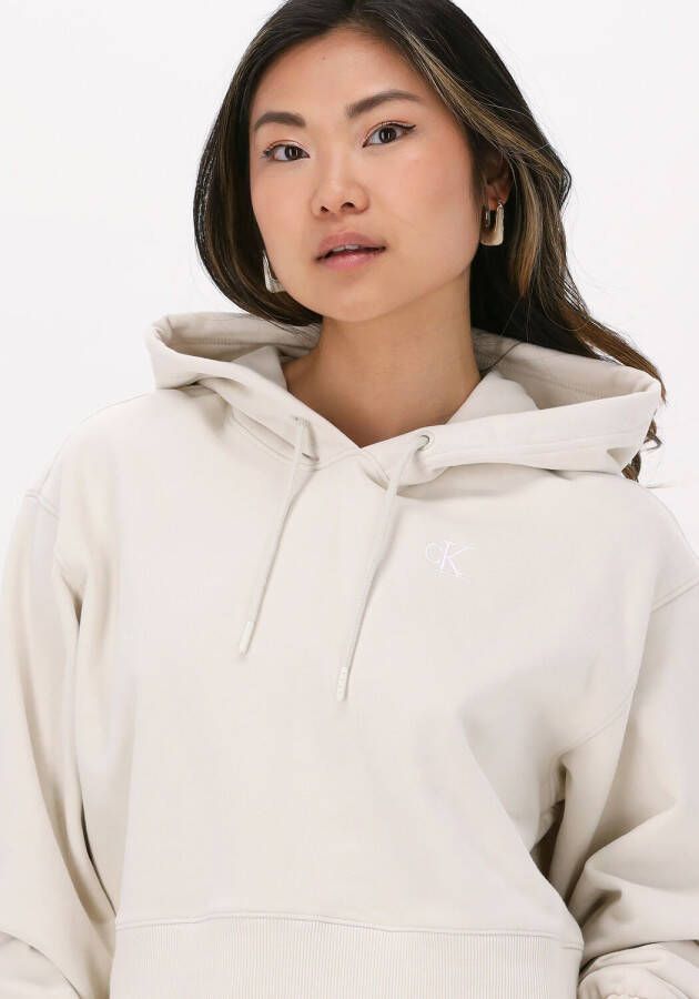 Calvin Klein Tweekleurige monogram sweatshirt , Beige, Dames