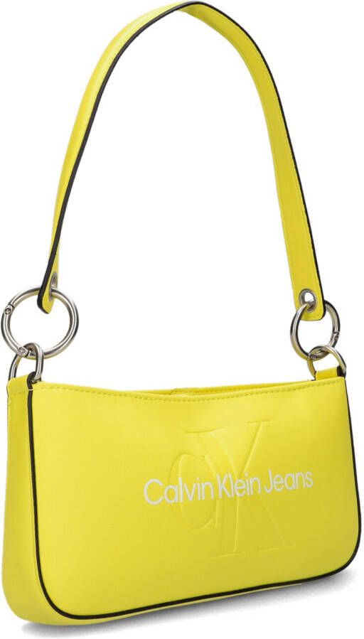 Calvin Klein Gele Schoudertas Sculpted Shoulder Pouch25 Mono