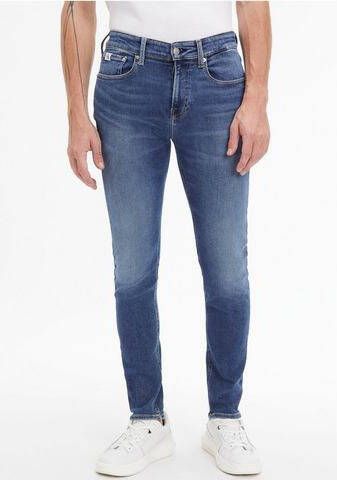 Calvin Klein Men Clothing Jeans Denim Ss23 , Blauw, Heren