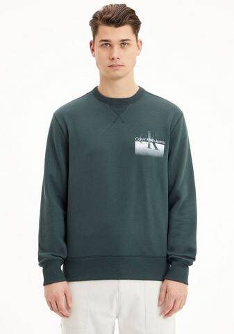 Calvin Klein Sweatshirt MONOLOGO GRADIENT BOX CREW NECK