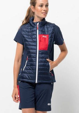 Jack Wolfskin Routeburn Vest Dames Indigo Blauw