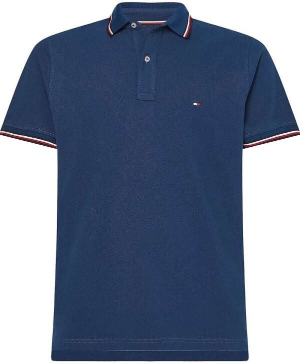 Tommy hilfiger Slim Fit Polo Signature Tape Indigo Heren