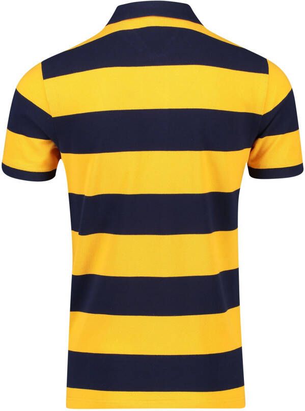 Gant Regular fit polo van piqué, katoen met streepprint