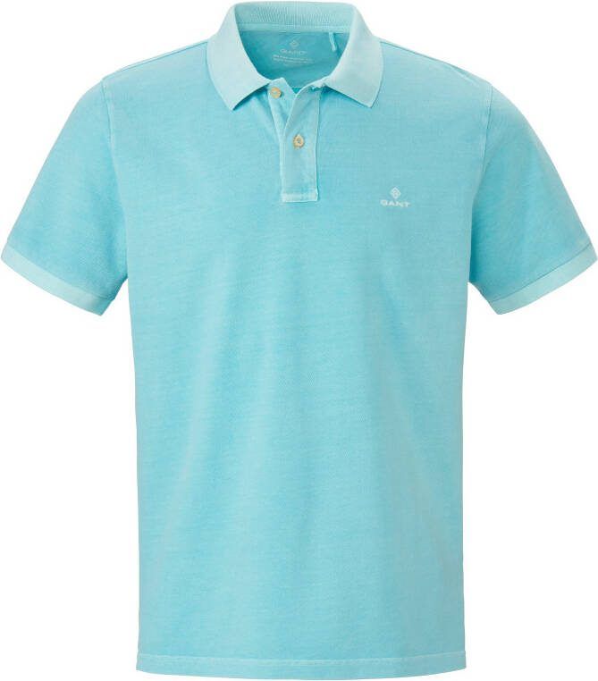 Gant Sunfaded slim fit polo van piqué katoen met logo