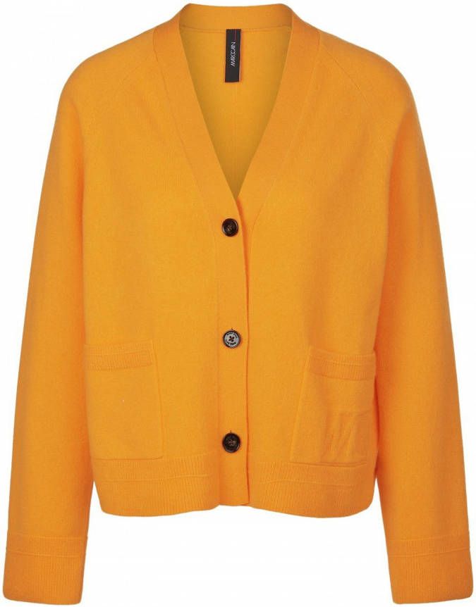 Marc Cain Vest in kasjmiermix oranje