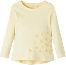 name it Long Sleeve Shirt Nmfviolet Double Cream