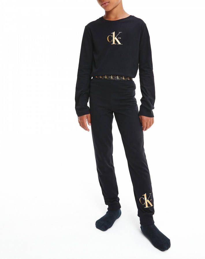 Calvin Klein Underwear Zwarte Knit Pj Set