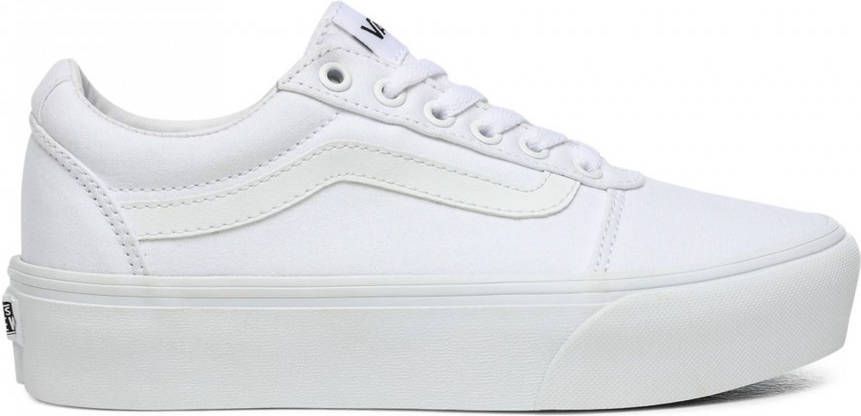 Vans Ward Platform Sneaker Dames Wit