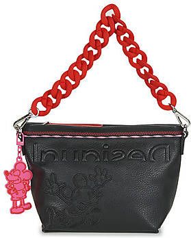 Desigual crossbody tas met Micky Mouse borduursels zwart