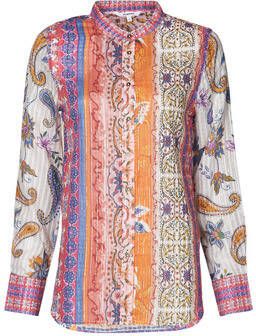 Desigual blouse met all over print multicolor