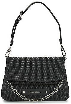 Karl Lagerfeld Tote Kushion medium gewatteerd gevouwen , Zwart, Dames