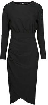 Karl Lagerfeld Korte Jurk LONG SLEEVE JERSEY DRESS