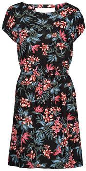 ONLY gebloemde jurk ONLNOVA zwart/roze/groen