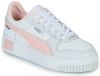 Puma Carina Street dames sneakers wit/roze online kopen