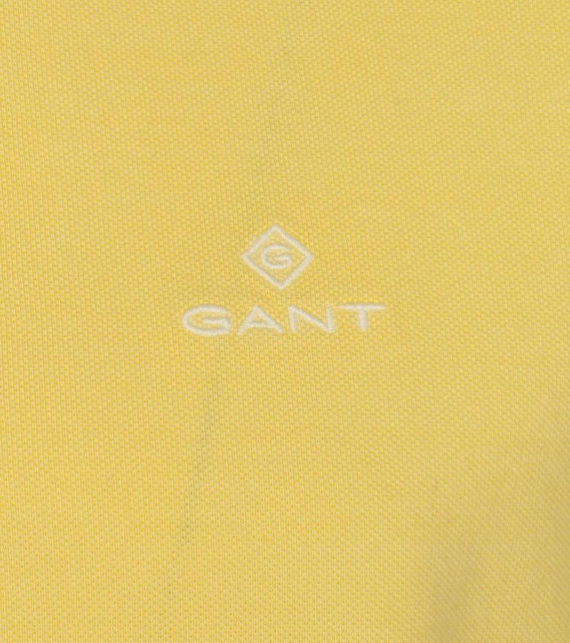 Gant Poloshirt CONTRAST COLLAR PIQUE RUGGER vormvast door elastan