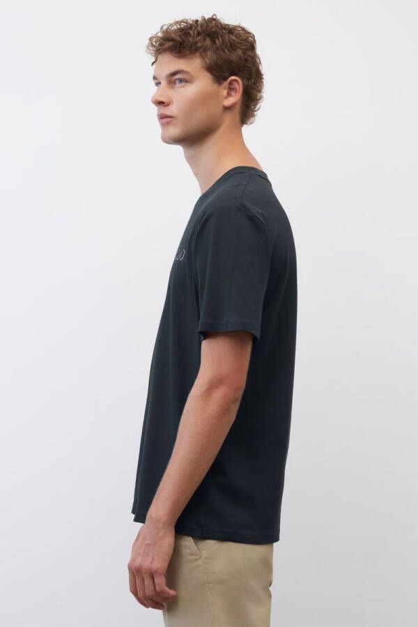 Marc O'Polo T Shirt Logo Antraciet