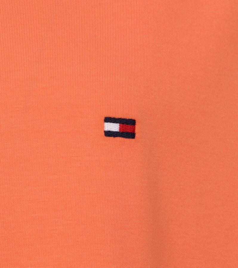 Tommy Hilfiger Big en lang T shirt stretch , Oranje, Heren