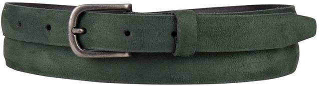 Cowboysbag Cowboysbelt leren riem 202002 donkergroen