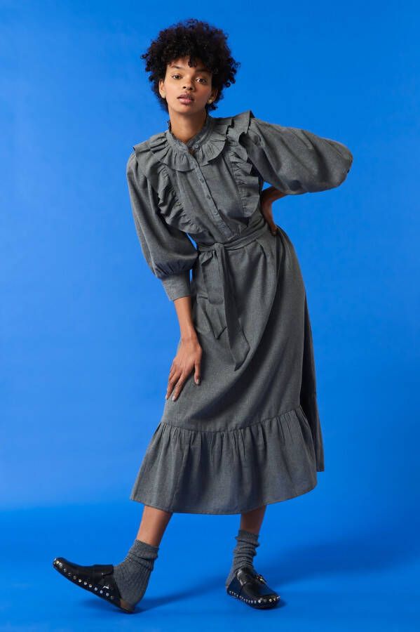 Antik batik Maxi kleedjes Grijs Dames