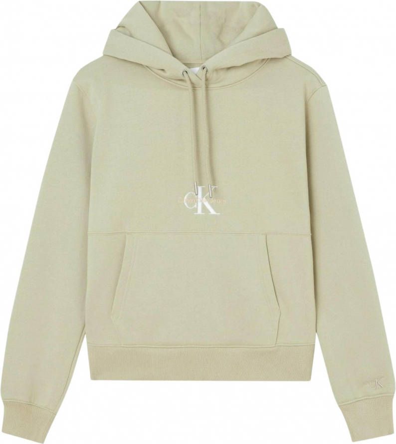 Calvin Klein Hoodies & Sweatvesten Beige Dames
