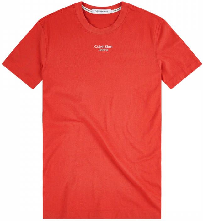 Calvin Klein T shirt man stacked logo tee j30j320595.xlv