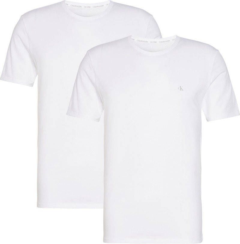 Calvin Klein T shirts s/s crew neck 2pack(000nb2221a 100 )
