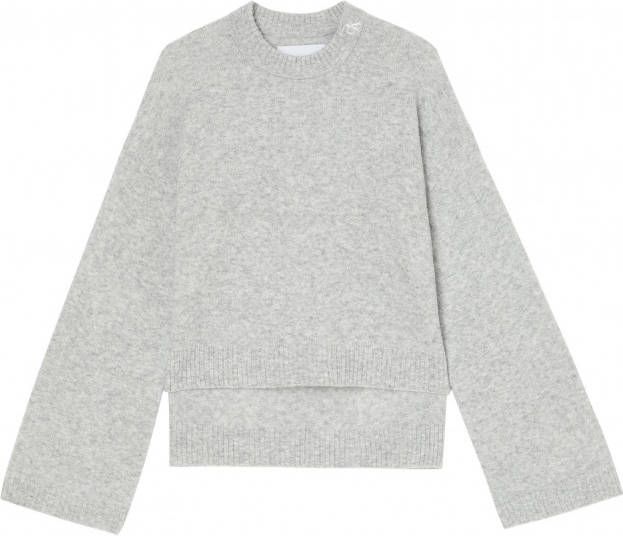 Calvin Klein Trui met ronde hals FLUFFY WIDE OPEN SLEEVES SWEATER