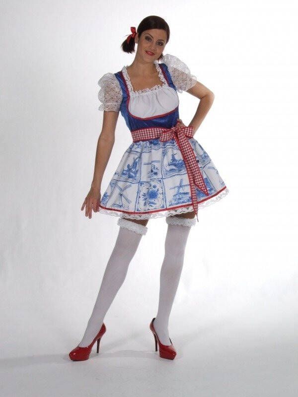 Confetti Jurkje delftsblauw | hollandse dame