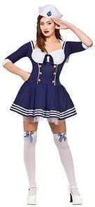Confetti Sexy matrozen jurkje | hello sailor